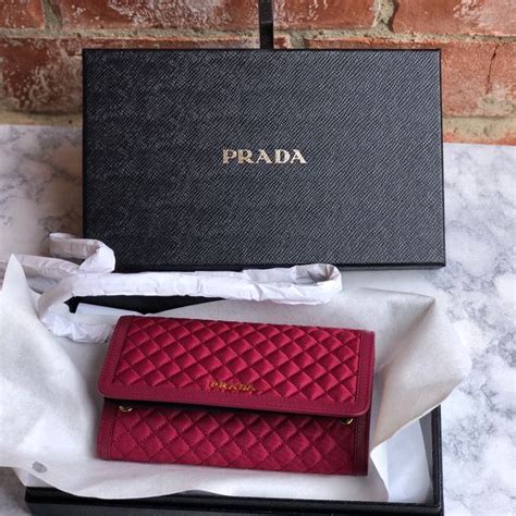 prada tessuto wallet|authentic prada wallet.